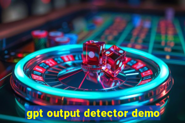 gpt output detector demo