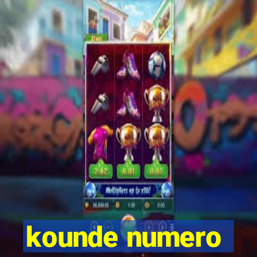 kounde numero