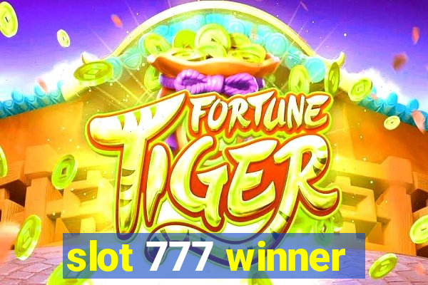 slot 777 winner