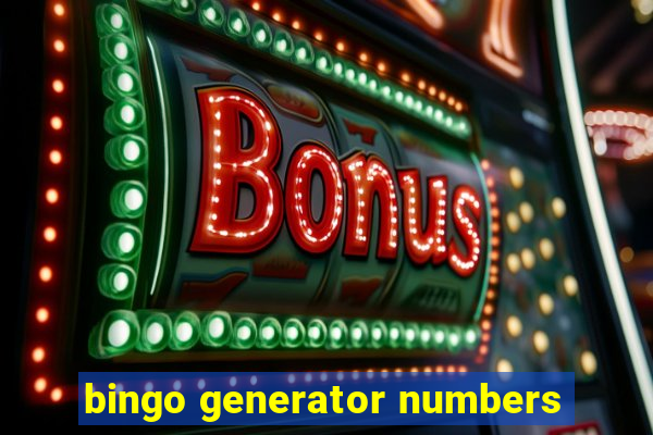 bingo generator numbers