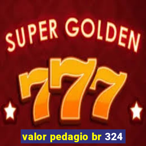 valor pedagio br 324