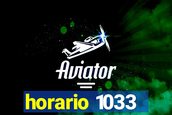 horario 1033