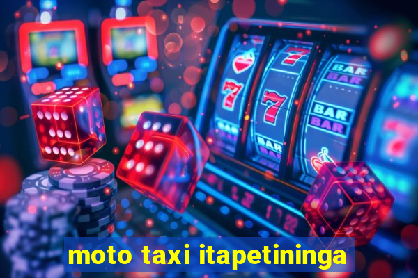 moto taxi itapetininga