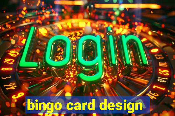 bingo card design