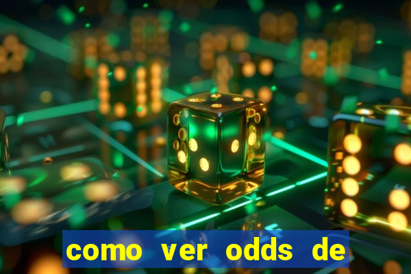 como ver odds de jogos passados