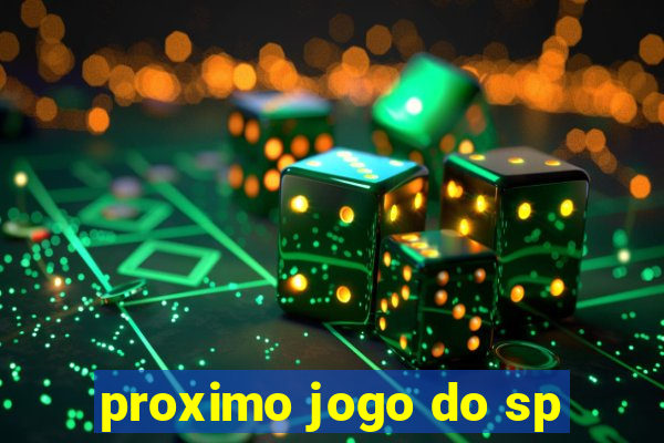 proximo jogo do sp