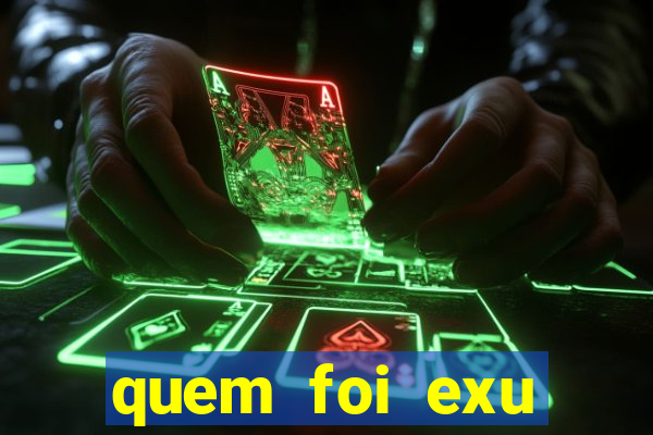 quem foi exu caveira em vida