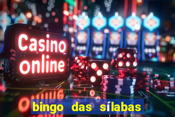 bingo das sílabas como jogar