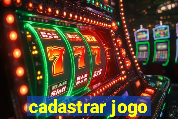 cadastrar jogo