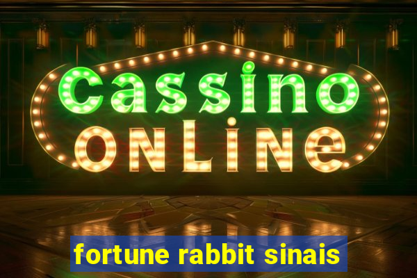 fortune rabbit sinais