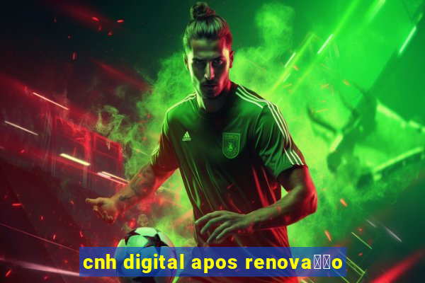 cnh digital apos renova莽茫o