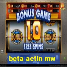 beta actin mw