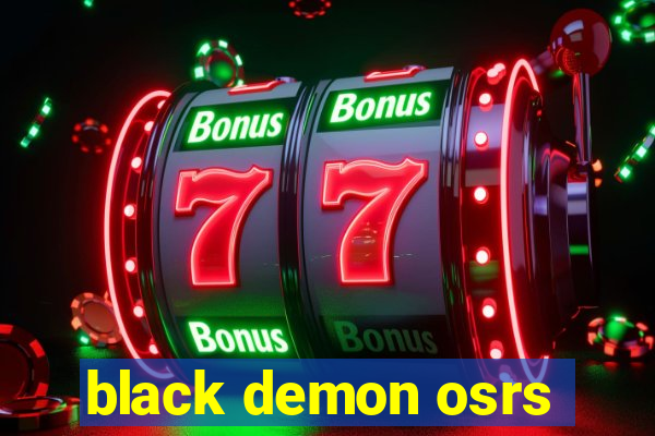 black demon osrs