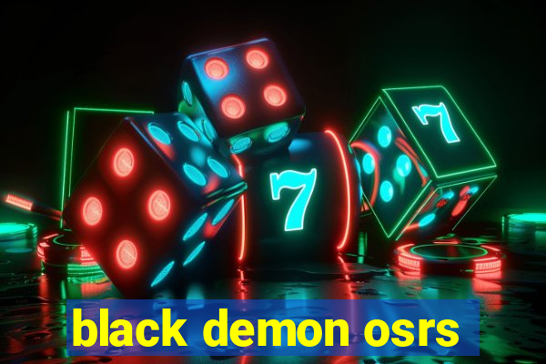 black demon osrs