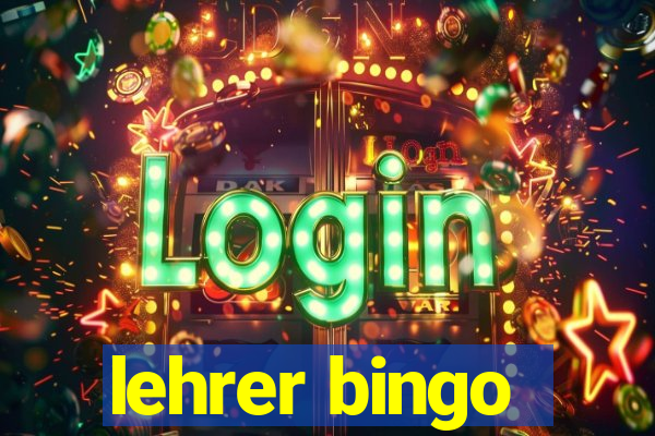 lehrer bingo