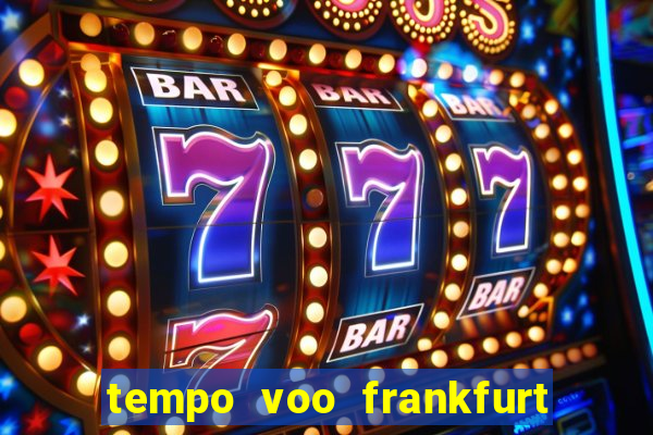 tempo voo frankfurt sao paulo