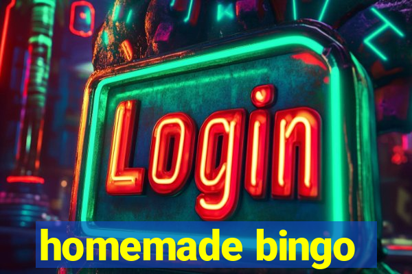 homemade bingo