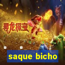 saque bicho