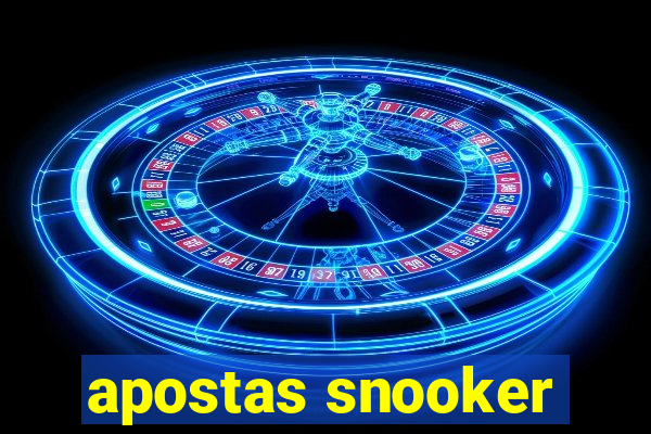 apostas snooker