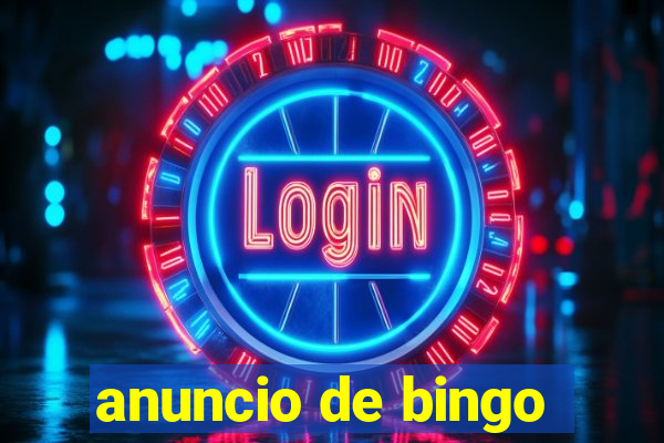 anuncio de bingo