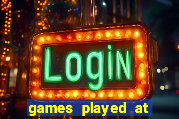 games played at the casino