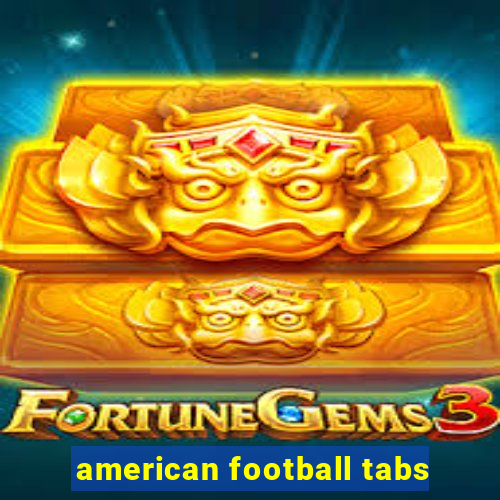 american football tabs