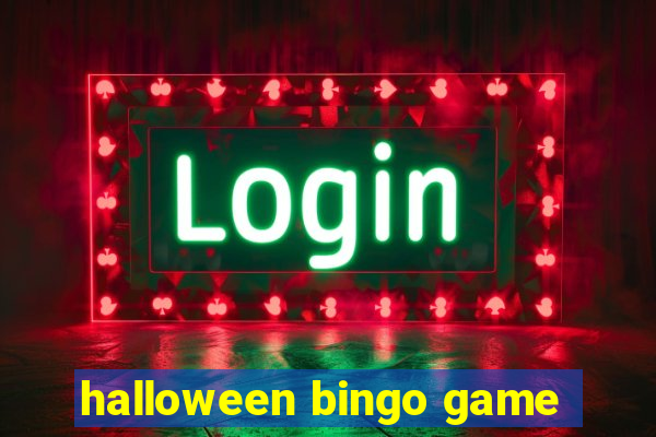 halloween bingo game