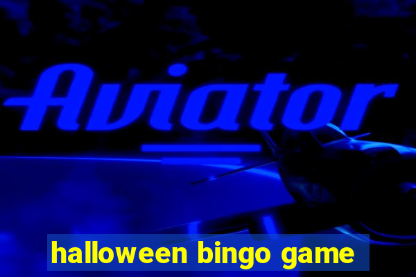 halloween bingo game