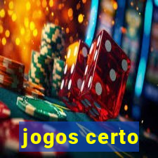 jogos certo