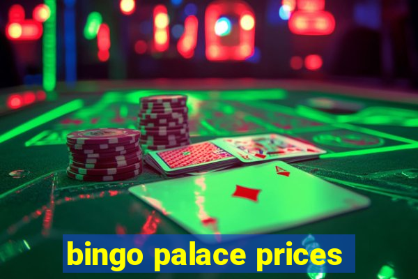 bingo palace prices