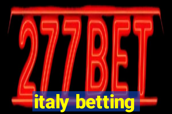 italy betting