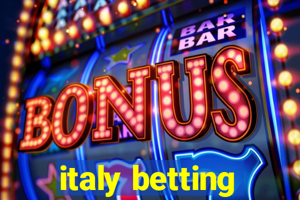 italy betting