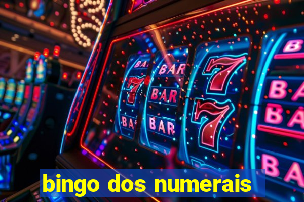 bingo dos numerais