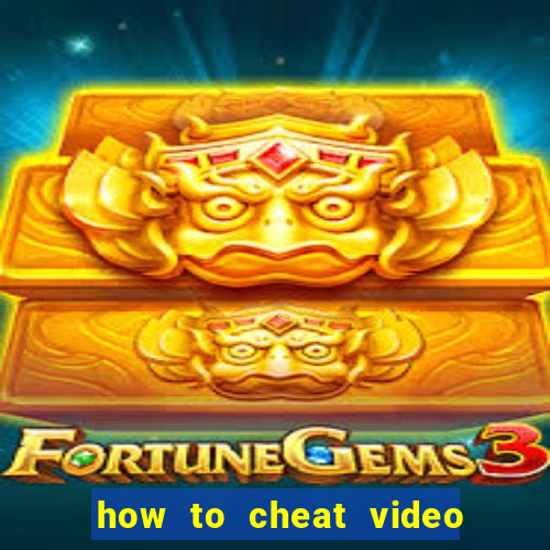 how to cheat video slot machines