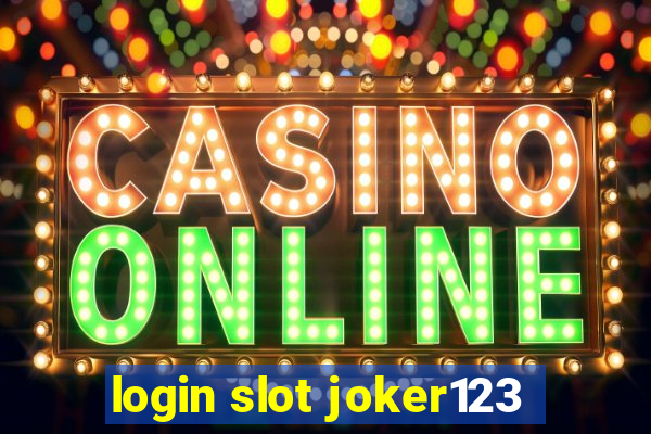 login slot joker123