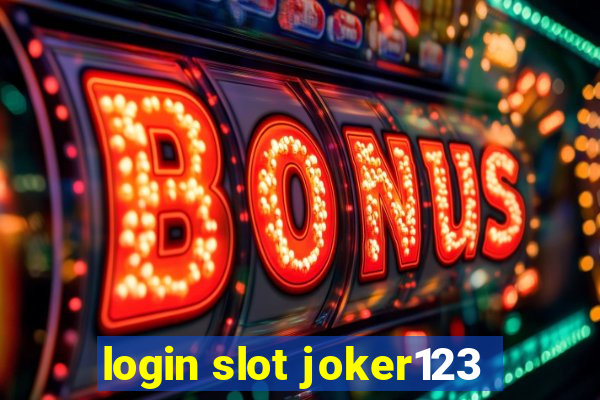 login slot joker123