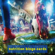 nutrition bingo cards