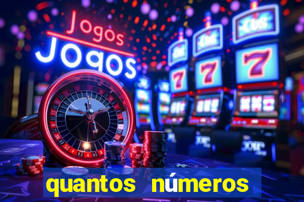 quantos números tem numa cartela de bingo