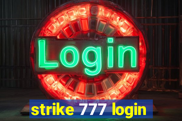 strike 777 login