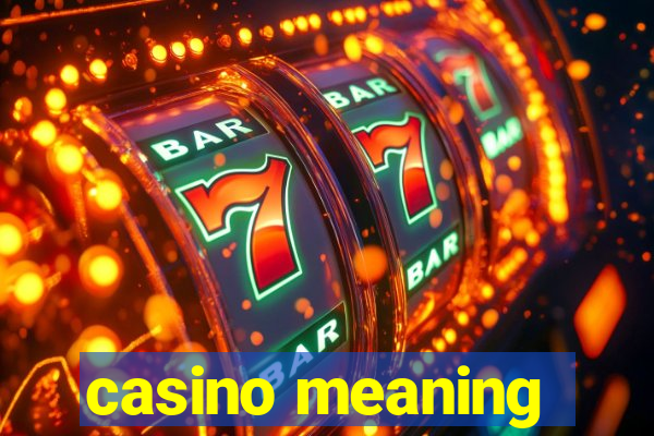 casino meaning