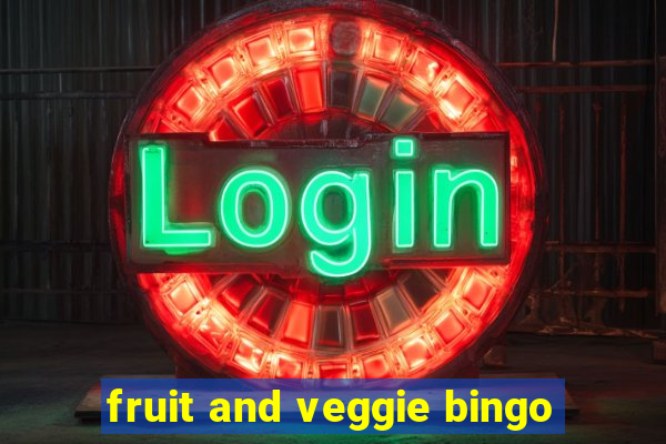 fruit and veggie bingo