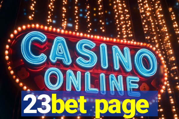 23bet page