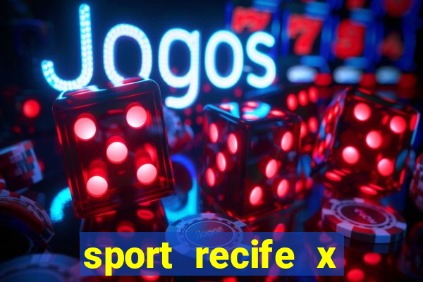 sport recife x américa mg