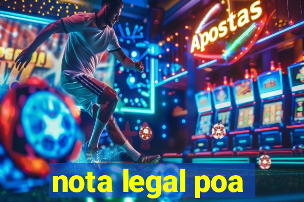 nota legal poa