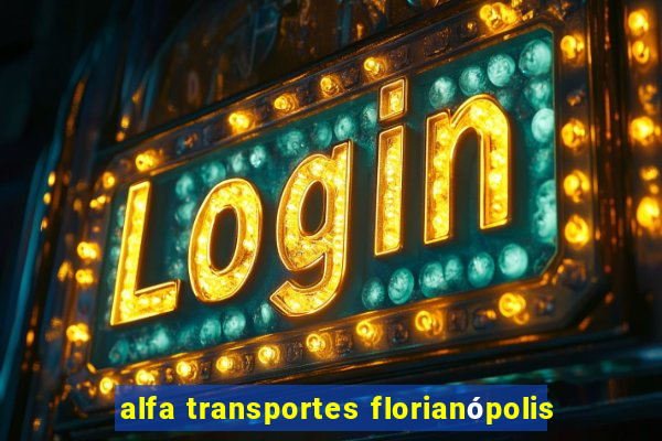 alfa transportes florianópolis