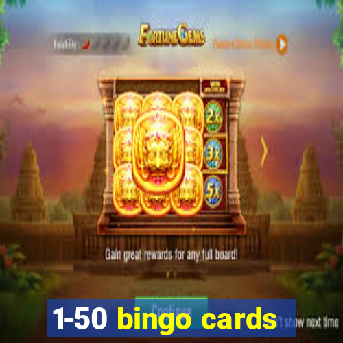 1-50 bingo cards