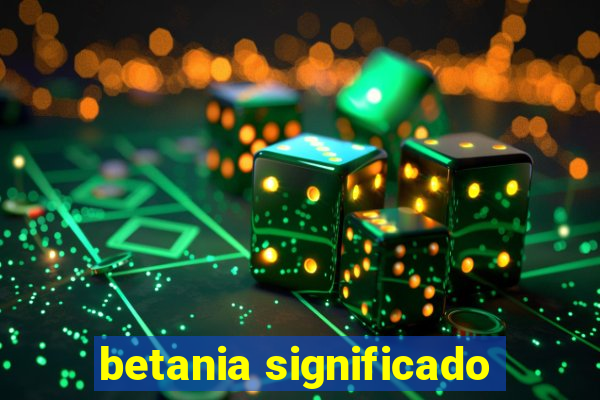 betania significado