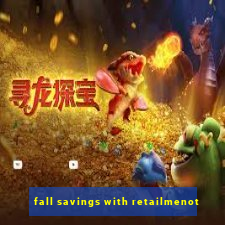 fall savings with retailmenot