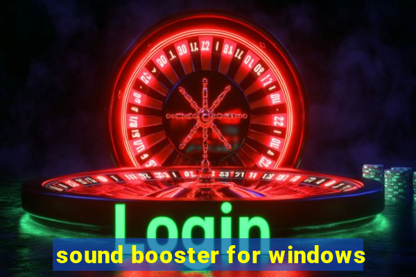 sound booster for windows