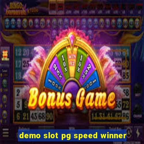 demo slot pg speed winner